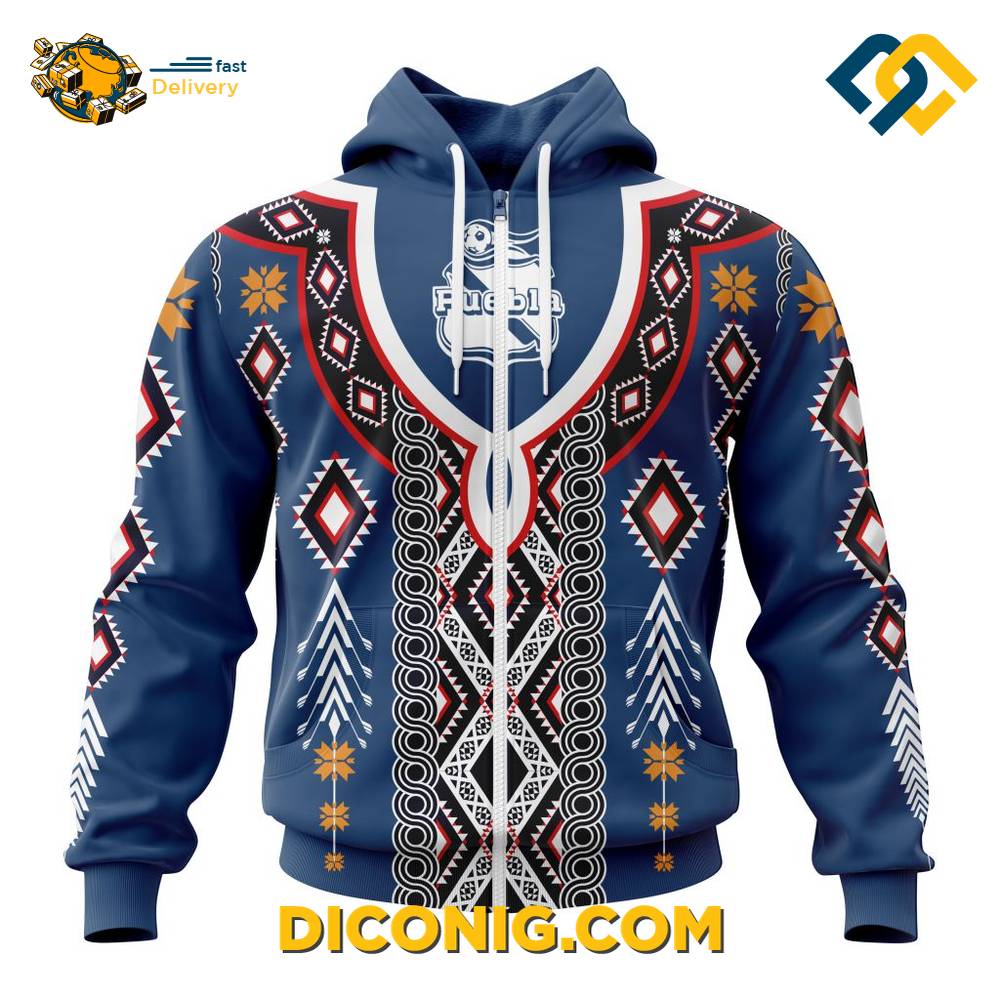 Liga MX Club Puebla Custom Hoodie 10 Gallery Image
