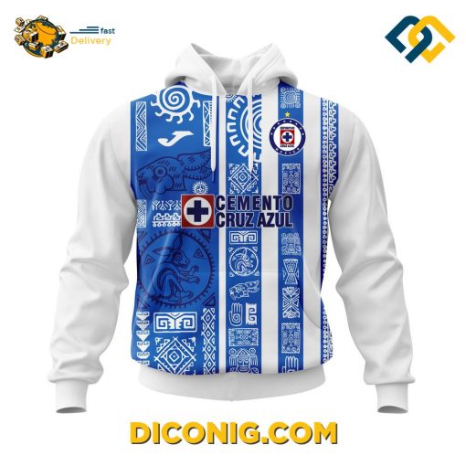 Liga MX Cruz Azul Aztec Hoodie Custom Shirt
