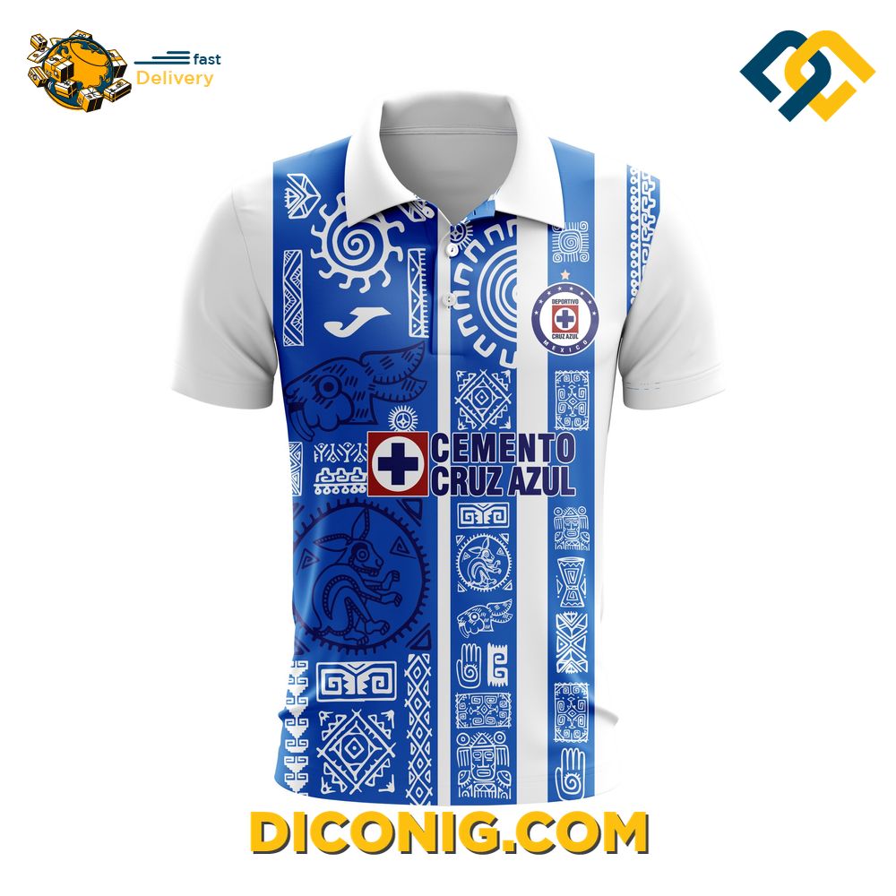 Liga MX Cruz Azul Aztec Hoodie Custom Shirt 10 Gallery Image