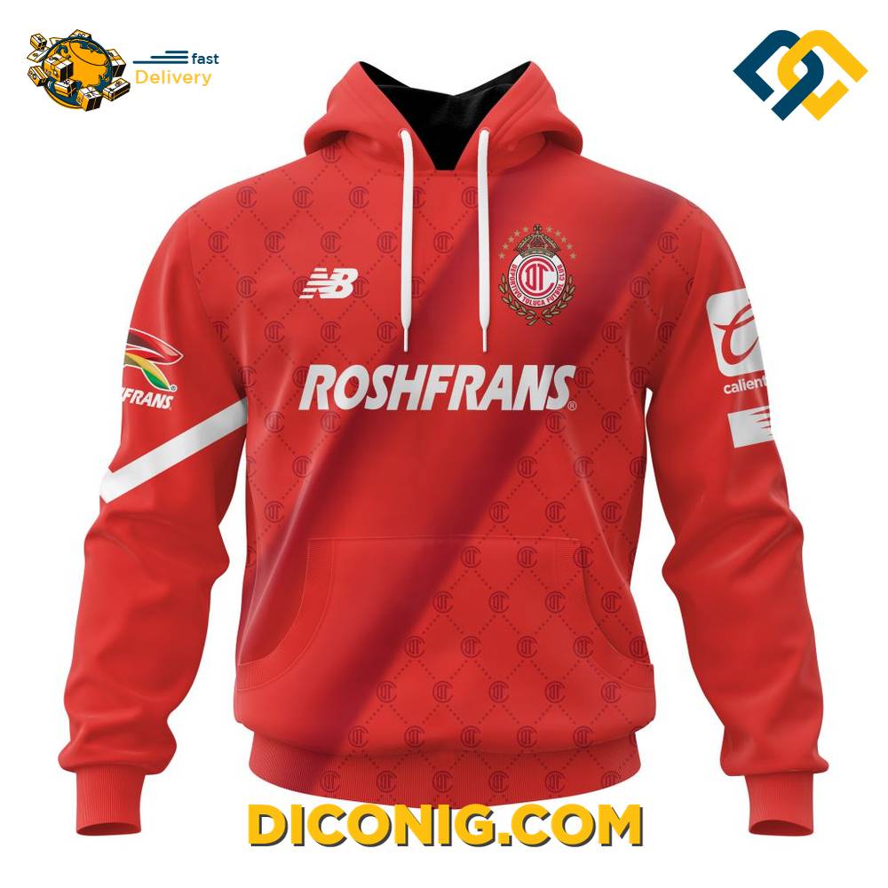 Liga MX Deportivo Toluca Custom Hoodie 6 Gallery Image