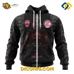 liga mx deportivo toluca fc dia de muertos custom hoodie