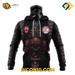 liga mx deportivo toluca fc dia de muertos custom hoodie