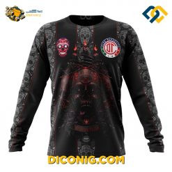 liga mx deportivo toluca fc dia de muertos custom hoodie