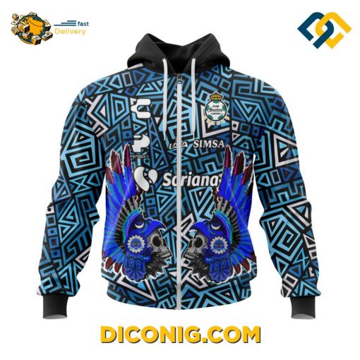 Liga MX Santos Laguna Aztec Hoodie Custom Shirt