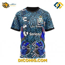 liga mx santos laguna aztec hoodie custom shirt