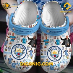 Manchester City Crocs Clogs Shoes