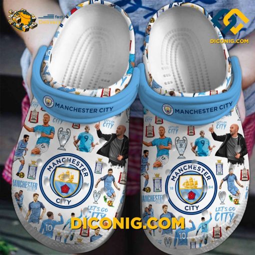 Manchester City Crocs Clogs Shoes