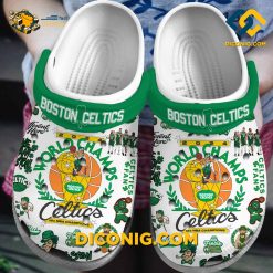 NBA Boston Celtics Crocs Shoes Custom Design 2024 World Champions