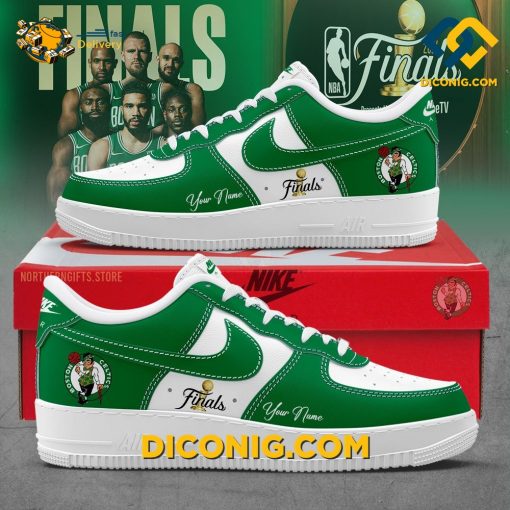 NBA Boston Celtics Nike Air Force 1 Shoes