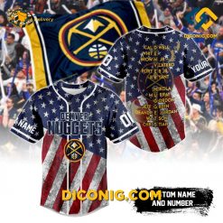 NBA Denver Nuggets Baseball Jersey