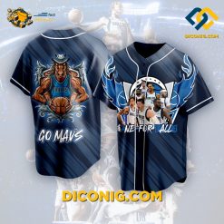 NBA Finals Conference Champions Dallas Mavericks Go Mavs Baseball Jersey