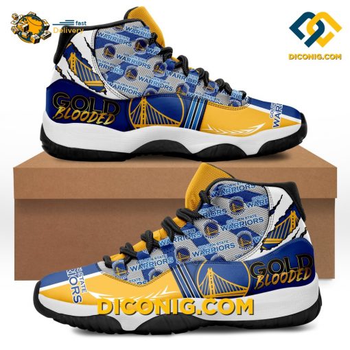 NBA Golden State Warriors Nike Air Jordan 11 Shoes