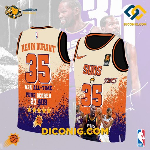NBA Kevin Durant Phoenix Suns Basketball Jersey