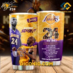 NBA Kobe Bryant Lakers Stainless Steel Tumbler Cup