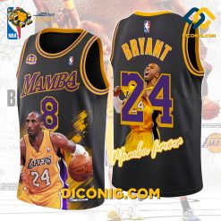 NBA Kobe Bryant Legend Mamba Forever Los Angeles Lakers Basketball Jersey