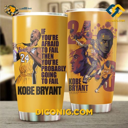 NBA Kobe Bryant Los Angeles Lakers Stainless Steel Tumbler Cup