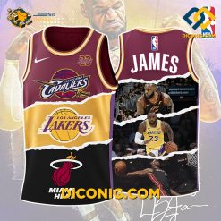 NBA Lebron All Time Leading Scorer Basketball Jersey