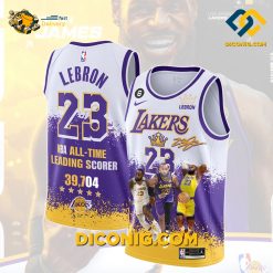 NBA Lebron James Los Angeles Lakers Basketball Jersey