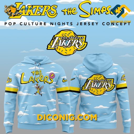 NBA Los Angeles Lakers x The Simpsons Hoodie Custom Shirt