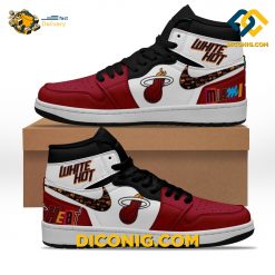 NBA Miami Heat Nike Air Jordan 1 Shoes Home Court Red