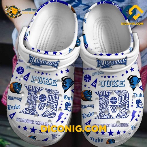 NCAA Duke Blue Devils Crocs Clogs Shoes