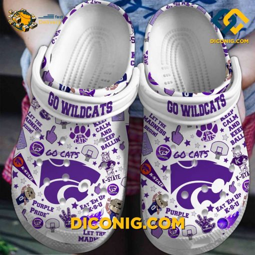 NCAA Kansas State Wildcats Crocs Clogs Shoes