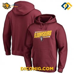 NCAA Maroon Bloomsburg Huskies Hoodie Custom Shirt