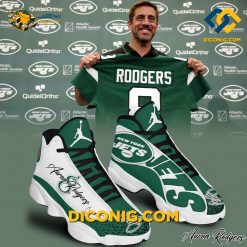 NFL Aaron Rodgers New York Jets Nike Air Jordan 13 Shoes