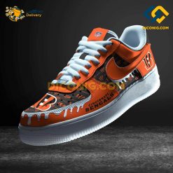 NFL Cincinnati Bengals Nike Air Force 1 Custom Shoes