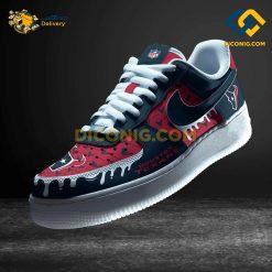 NFL Houston Texans Nike Air Force 1 Custom Shoes