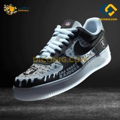 NFL Las Vegas Raiders Nike Air Force 1 Custom Shoes