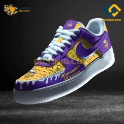 NFL Minnesota Vikings Nike Air Force 1 Custom Shoes
