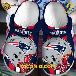 NFL New England Patriots Helmet Crocs Clogs Shoes