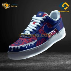 NFL New York Giants Nike Air Force 1 Custom Shoes