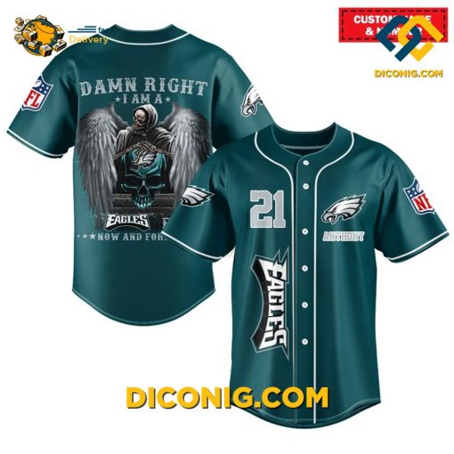 NFL Philadelphia Eagles Baseball Jersey