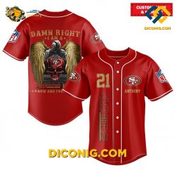 NFL San Francisco 49ers Baseball Jersey