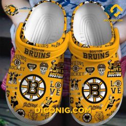 NHL Boston Bruins Crocs Clogs Shoes