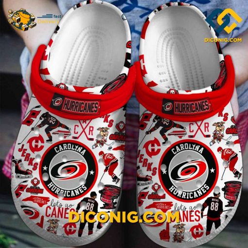 NHL Carolina Hurricanes Crocs Clogs Shoes
