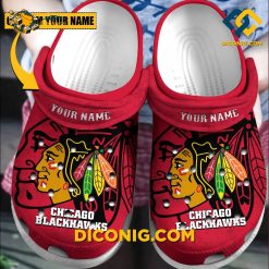 NHL Chicago Blackhawks Crocs Shoes Custom Design