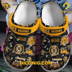 NHL Let’s Go Boston Bruins Crocs Clogs Shoes