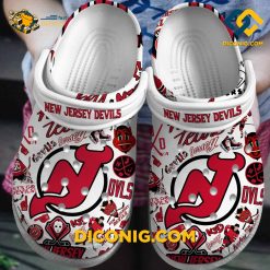 NHL New Jersey Devils Crocs Clogs Shoes