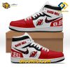 NHL New Jersey Devils Nike Air Jordan 1 Shoes White Ice Edition
