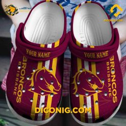 NRL Brisbane Broncos Maroon Crocs Clogs Shoes