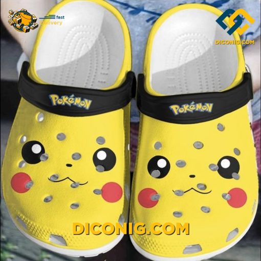 Pikachu Pokemon Crocs Clogs Shoes