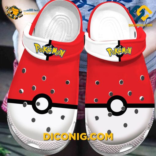 Pokemon Ball Crocs Clogs Shoes
