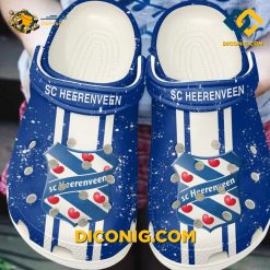 SC Heerenveen Blue White Crocs Clogs Shoes