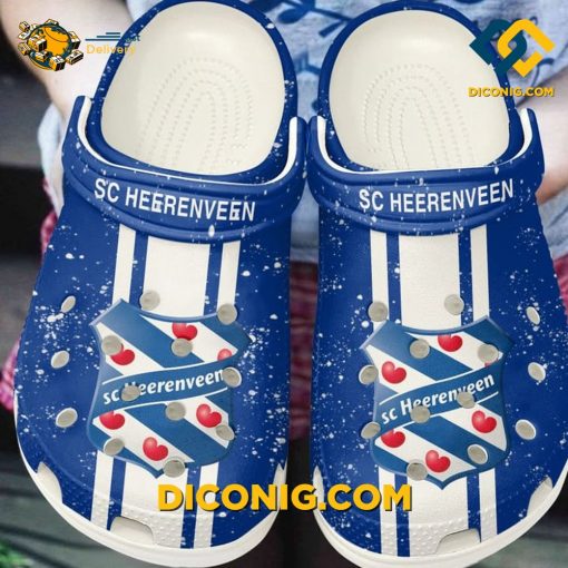 SC Heerenveen Blue White Crocs Clogs Shoes