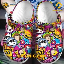 Snoopy Dog And Charlie Brown Peanuts Cartoon Crocs Clogs Shoes