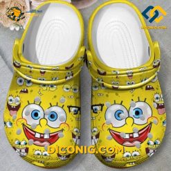 Spongebob Face Cartoon Crocs Clogs Shoes