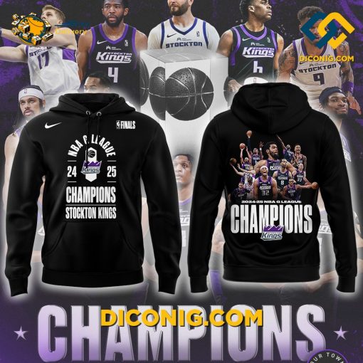 NBA Stockton Kings Champions League Hoodie Custom Shirt
